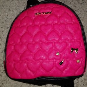 Betsey Johnson mini bookbag